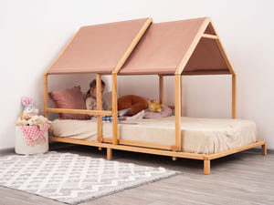 Rolling Rooftop Montessori Bed