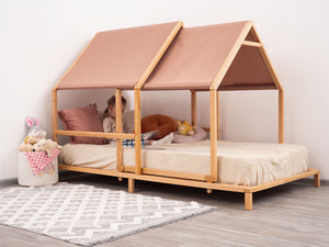 Rolling Rooftop Montessori Bed