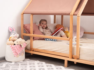 Rolling Rooftop Montessori Bed