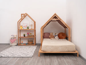 Rolling Rooftop Montessori Bed