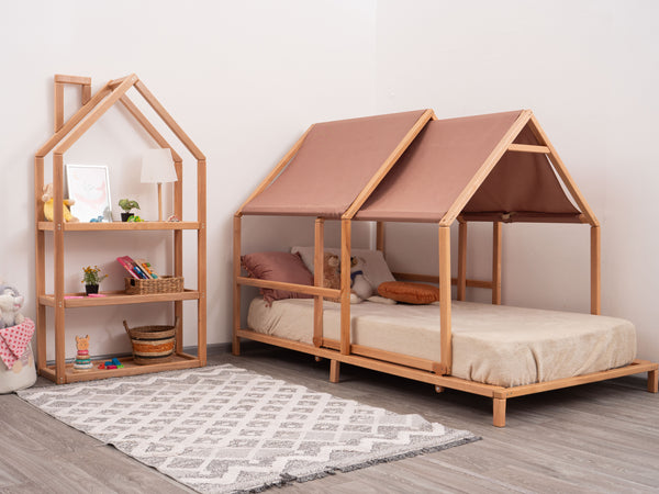 Rolling Rooftop Montessori Bed