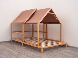 Rolling Rooftop Montessori Bed