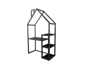 Kids House Learning Table with Shelves