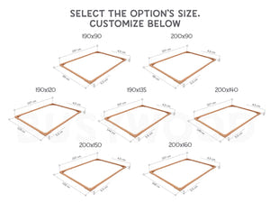Zen Low Profile Bed