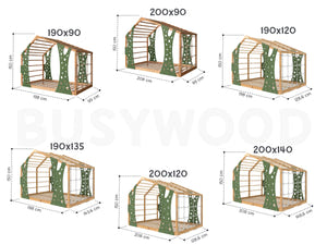 Montessori Climbing Playhouse Present Monkey Bed