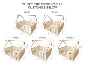Baby Crib Floor Bed – A Crib-Like Comfort with Floor-Level Safety (Model 21)