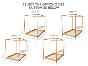 Twin Bed – Handcrafted Wooden Bed for Kids’ Comfort (Model 8)