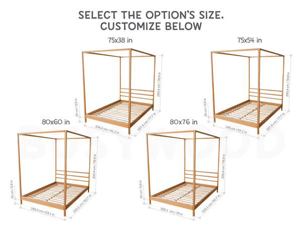 Twin Bed – Handcrafted Wooden Bed for Kids’ Comfort (Model 8), фото 10