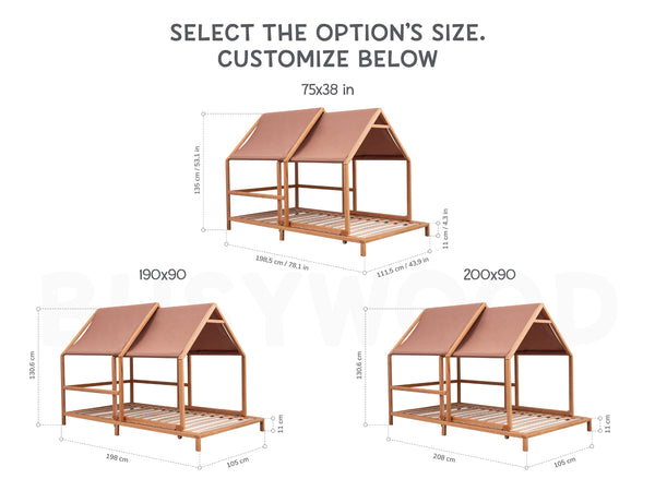 Rolling Rooftop Montessori Bed, фото 11