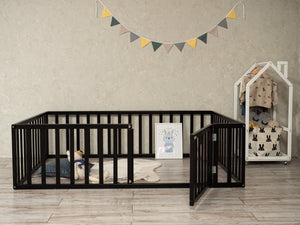 Platform bed Toddler Playpen by Busywood (Model 6.2/19)