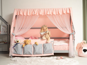 Princess Palace Canopy Bed Toddler tent Montessori playhouse For Model 1