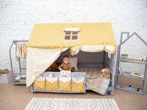 Bed canopy Dreamland canopy Montessori playhouse by Busywood For Model 2