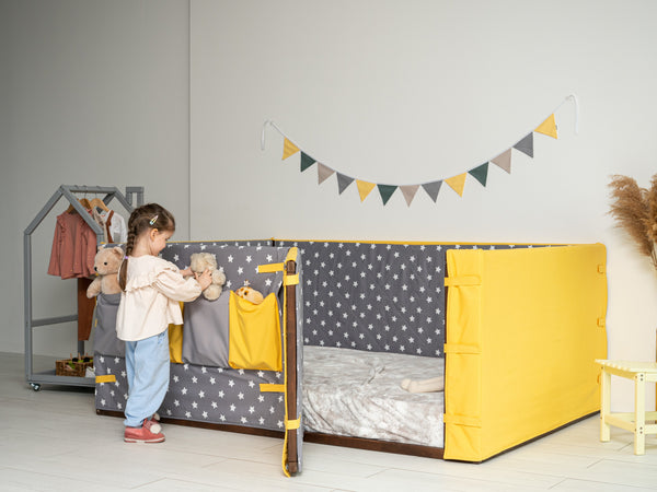 Playpen Bumper Set Montessori playhouse