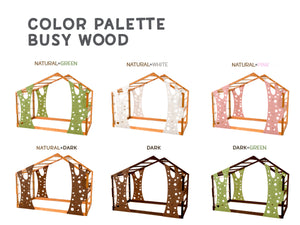 Twin Loft Bed – Creative Twin Design for Sleep & Play (Monkey Bed)