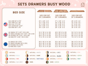 Functional Under-Bed Storage Drawers