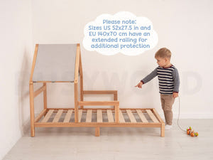 Headboard Bed with Canopy