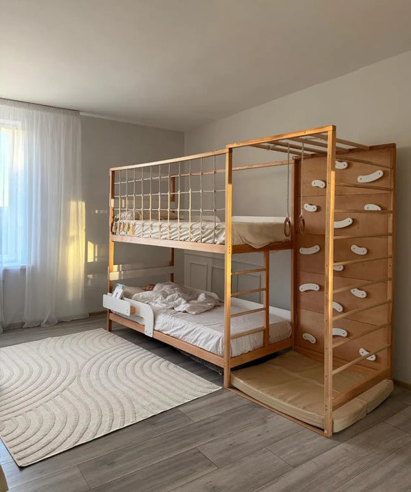 2 Twin Beds –Twin Bunk Bed for Indoor Play (Jungle Bed), фото 9