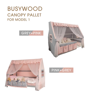 Princess Palace Canopy Bed Toddler tent Montessori playhouse For Model 1