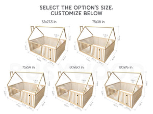 Playpen Bed with Extra Protection (Model 21)