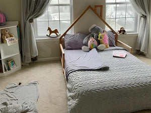 Montessori House Headboard Bed (Model 3)