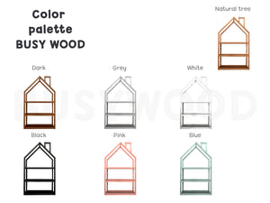 Children House for books 7 Colors