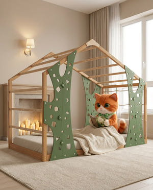 Montessori Jungle Gym Bed Monkey