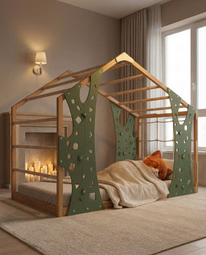 Montessori Jungle Gym Bed Monkey