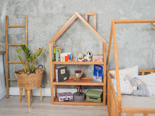 Kids bookcase Toddler furniture for Ecofriendly bedroom
