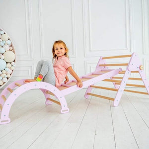 Waldorf Toddler set 1 Arch, 1 ramp and 1  Triangle Small size
