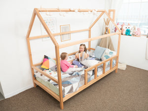 Montessori Bed House Bed with legs (Model 2)