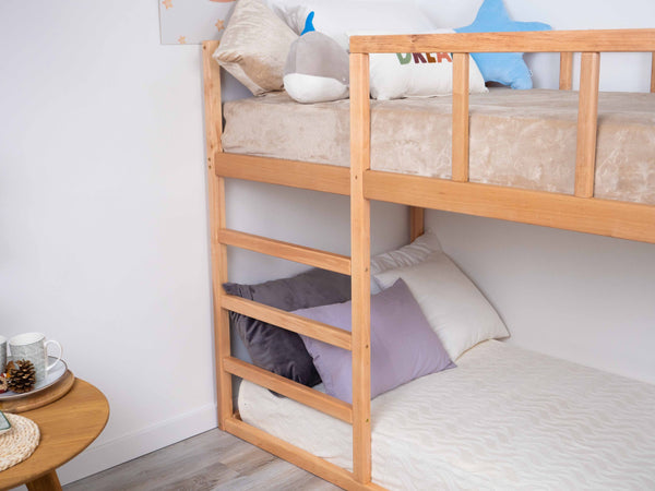 Twin size Wooden Bunk bed for toddlers (Model 13)
