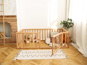 Platform bed Playpen for kids (Model 6.2/19)
