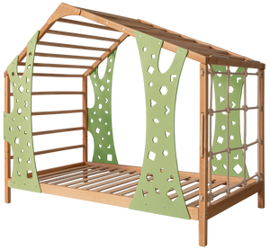 Monkey Climbing Bed for Toddlers with Legs & Slats