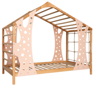 Monkey Climbing Bed for Toddlers with Legs & Slats