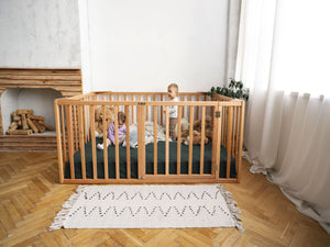 Platform Playpen Bed with extended rail (Model 6.3/20)