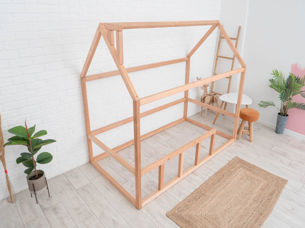 Toddler Platform Bed Montessori Bed House (Model 2)