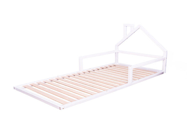 Montessori bed frame with mattress base 13 sizes | 7 colors (Model 3)