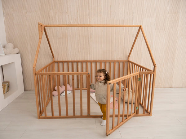 Montessori Playpen Bed with Fall Protection (Model 21), фото 2