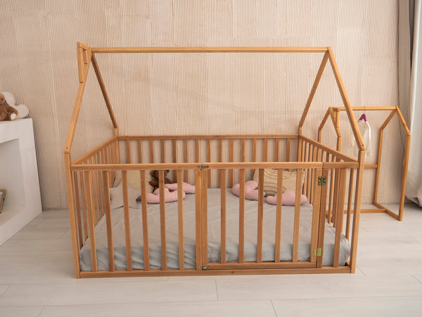 Montessori Playpen Bed with Fall Protection (Model 21), фото 4