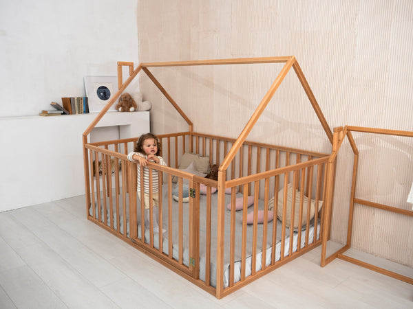 Montessori Playpen Bed with Fall Protection (Model 21), фото 5