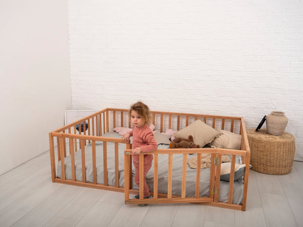 Modern Platform bed Playpen for kids (Model 6.2/19), фото 6