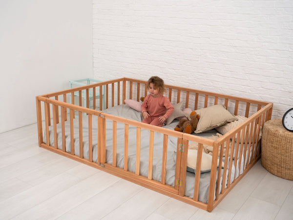 Modern Platform bed Playpen for kids (Model 6.2/19)