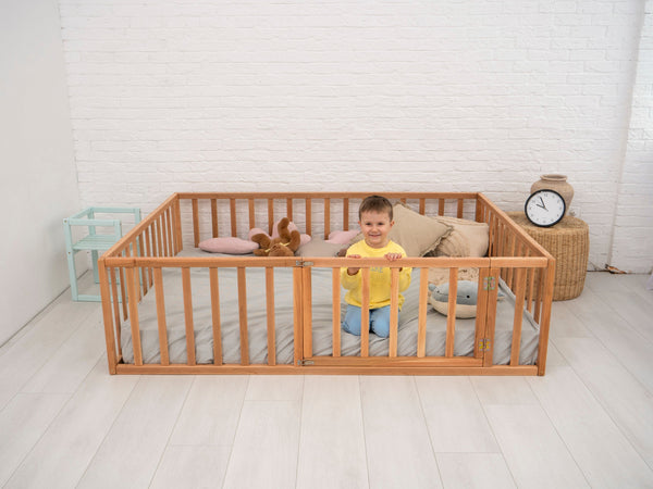 Modern Platform bed Playpen for kids (Model 6.2/19), фото 4