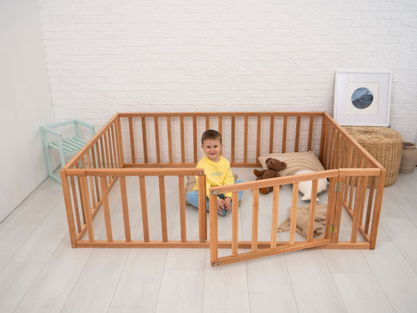 Modern Platform bed Playpen for kids (Model 6.2/19), фото 3