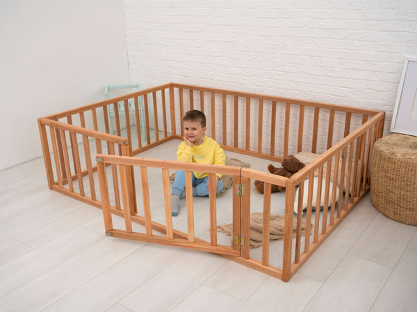 Modern Platform bed Playpen for kids (Model 6.2/19), фото 1