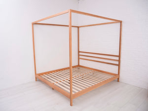 Teen Wooden bed with Legs&Slats Twin, Full and Queen size frame bed (Model 8)