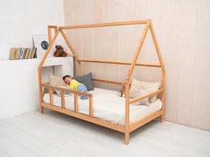 Montessori Wooden Toddler Bed with legs (Model 1)