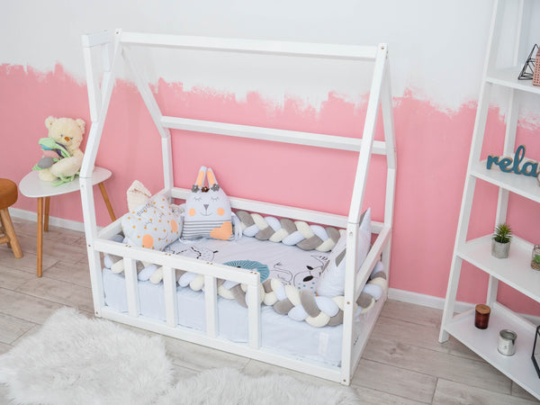 Montessori bed crib on floor without slats (Model 1), фото 4