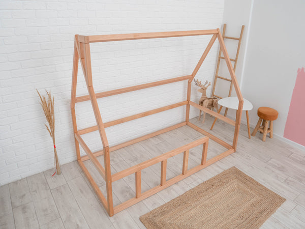 Platform Montessori bed without slats Natural color (Model 1), фото 8