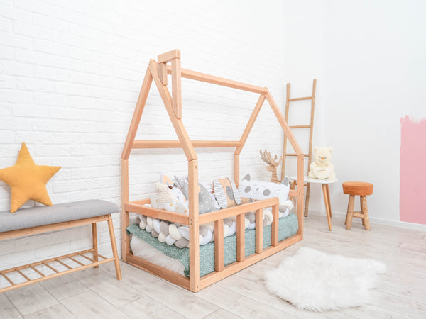 Montessori bed crib on floor without slats (Model 1), фото 2